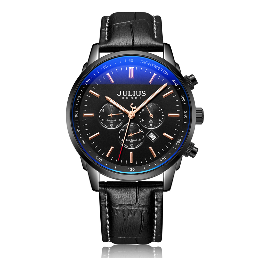 Julius Home JAH-133B Korea Men’s Fashion Watch (Black) - Julius Korean ...