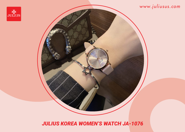 Julius women's round face watches