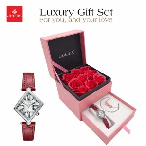 JULIUS JA-1527 ROSE BOX LUXURY GIFT SET